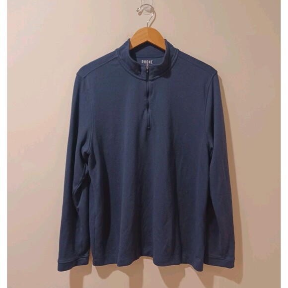 Rhone Commuter 1/4 Zip Insulating Mid-Layer Navy Blue XL Preppy Athletic Golf - Picture 1 of 8